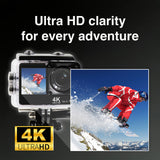 Navig8r Trek 4K Dual Screen Action Camera