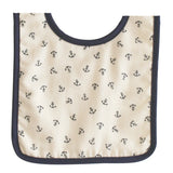 Baby Bib Navy Anchor Print - Alimrose