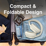 Bluetooth EQ Headphones Beige - By Laser