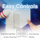 Laser Astronaut Glow Light Bluetooth Speaker