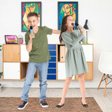 Blue Mini Karaoke Speaker with 2 Wireless Mics - Laser