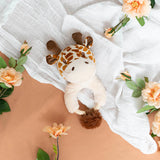 Jungle Giraffe Ring Rattle Brown - By Teddy Time