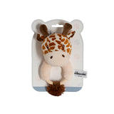 Jungle Giraffe Ring Rattle Brown - By Teddy Time
