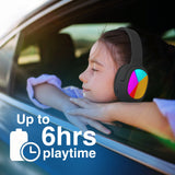 Kids RGB Bluetooth Headphones Black - By Laser