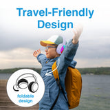 Kids RGB Bluetooth Headphones Purple - By Laser