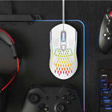 RGB Lightweight Gaming Mouse White - By Laser