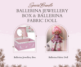 Ballerina Jewellery Box & Ballerina Fabric Doll Bundle