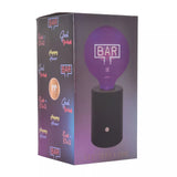 LED Text Oversize Lightbulb Style Lamp Good Vibes