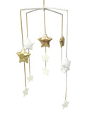 Falling Star Mobile in Gold & Ivory - By Alimrose