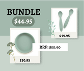 Silicone Plate & Cutlery Bundle