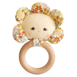 Baby Doll Teether Rattle Sweet Marigold - By Alimrose