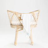 Heirloom Swaddle - Milk with Pearl Lace by Kute Cuddles