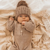 Heirloom Swaddle in Sand by Kute Cuddles