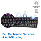 Full Size RGB Mechanical Gaming Keyboard - By Laser