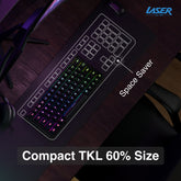 Gaming Mini Mechanical Keyboard Black - By Laser