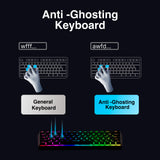Gaming Mini Mechanical Keyboard Black - By Laser