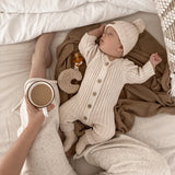 Knitted Ribbed Romper - By Little B's Nursery