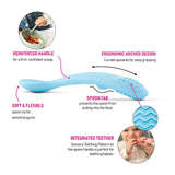 Sage 2-in-1 Silicone Spoons and Teether - By Bright Berry