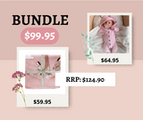 Baby Girl Blanket & Winter Romper Bundle