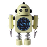 Yellow Kids Robot Alarm Clock - By Laser