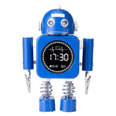 Blue Kids Robot Alarm Clock - By Laser