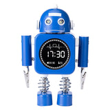 Blue Kids Robot Alarm Clock - By Laser