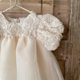 Event Party Ivory Faye Rose Dress - By Lilvida