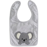 Baby Koala Bib Grey - By Alimrose