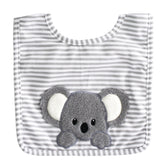 Baby Koala Bib Grey - By Alimrose