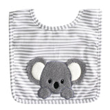 Baby Koala Bib Grey - By Alimrose