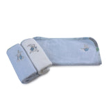 Peter Rabbit 'Hop Little Rabbit' 3 Pack Blue Face Washers