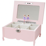 Ballerina Music Pink Pavlova Jewellery Box with Legs