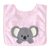 Baby Koala Bib Pink - By Alimrose