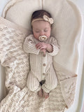 Knitted Ribbed Romper - By Little B's Nursery
