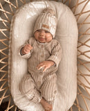 Oak Knitted Ribbed Romper - By Little B's Nursery
