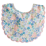 Dainty Scallop Bib Liberty Blue - By Alimrose