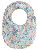 Dainty Scallop Bib Liberty Blue - By Alimrose
