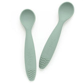 Sage 2-in-1 Silicone Spoons and Teether - By Bright Berry