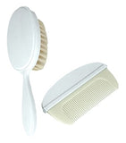 Elegant White Brush & Comb Set by Simply Elegant