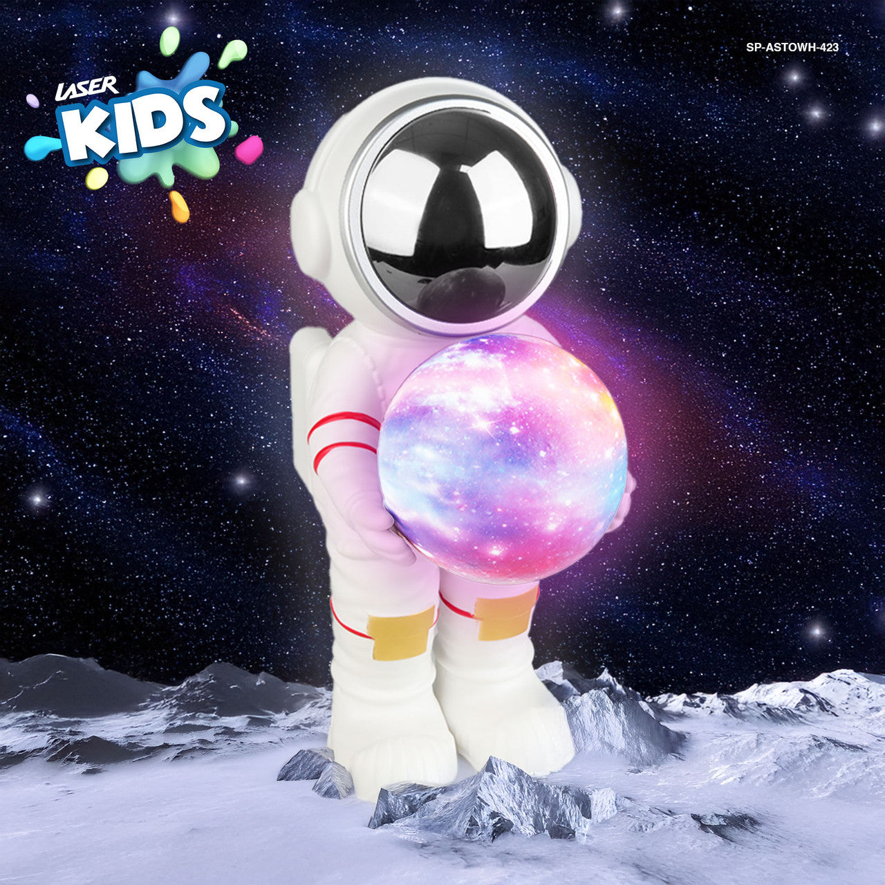 Laser Astronaut Glow Light Bluetooth Speaker