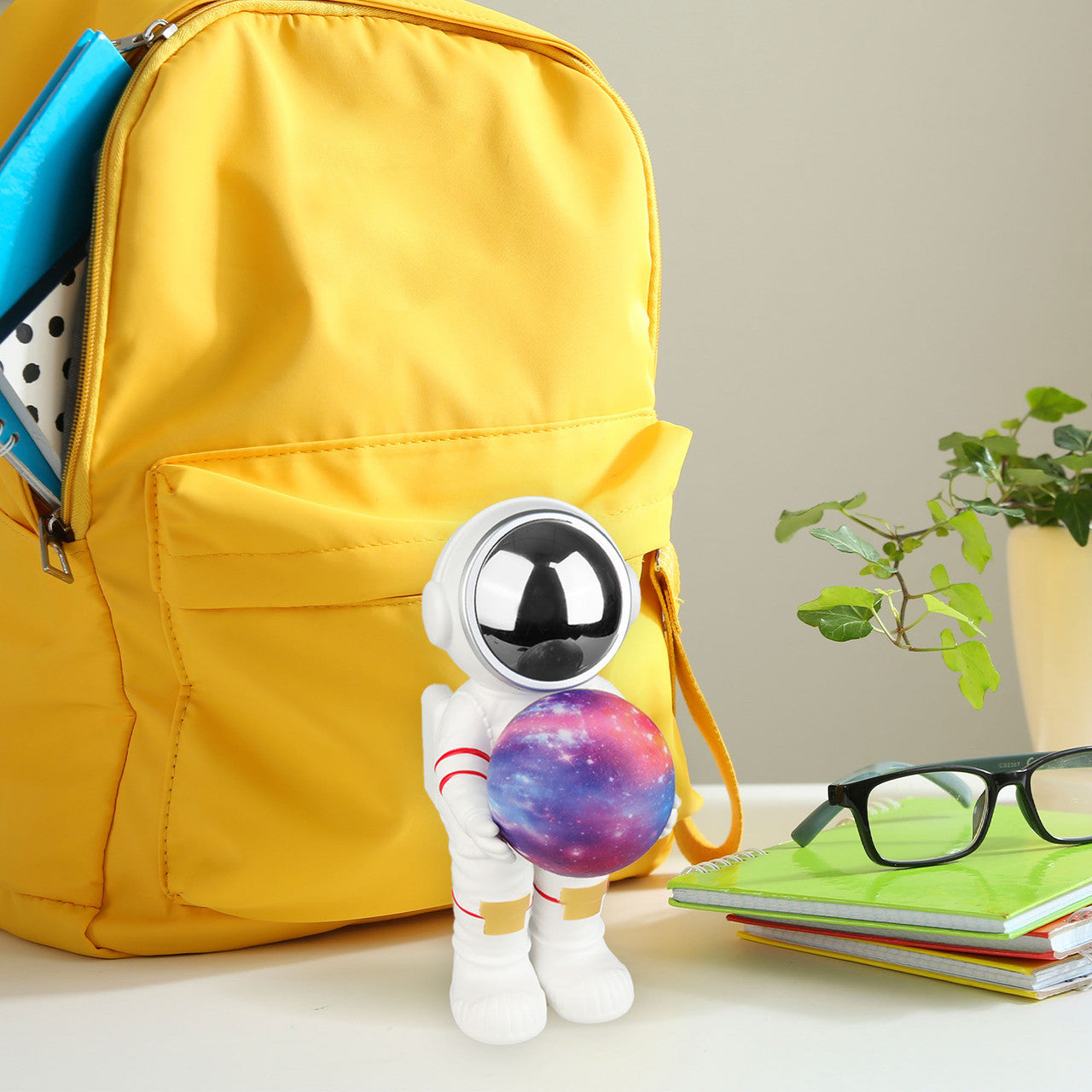 Laser Astronaut Glow Light Bluetooth Speaker