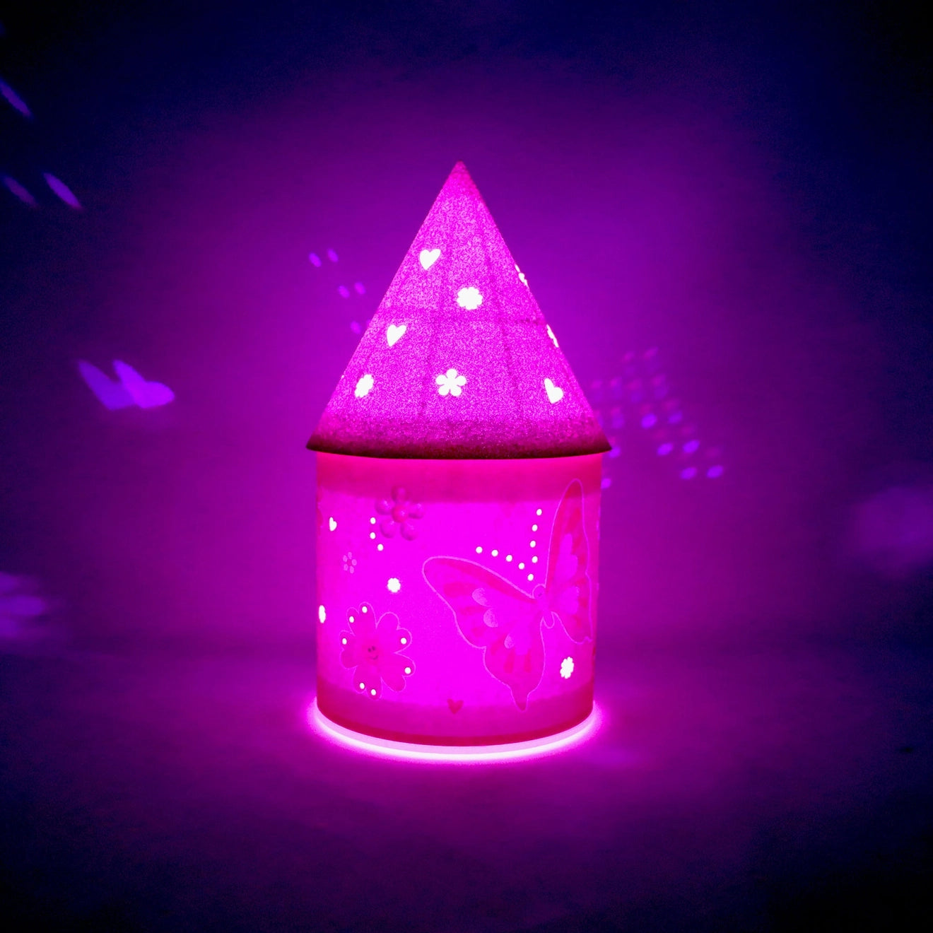 Vibrant Butterfly Colour Changing Led Lantern by Pink Poppy
