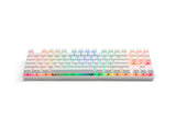 G-TEK Cyborg 87-Key Wired Bluetooth Keyboard White- By Laser