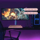 Pink RGB Wired Gaming Keyboard with Anti-Ghosting - By Laser