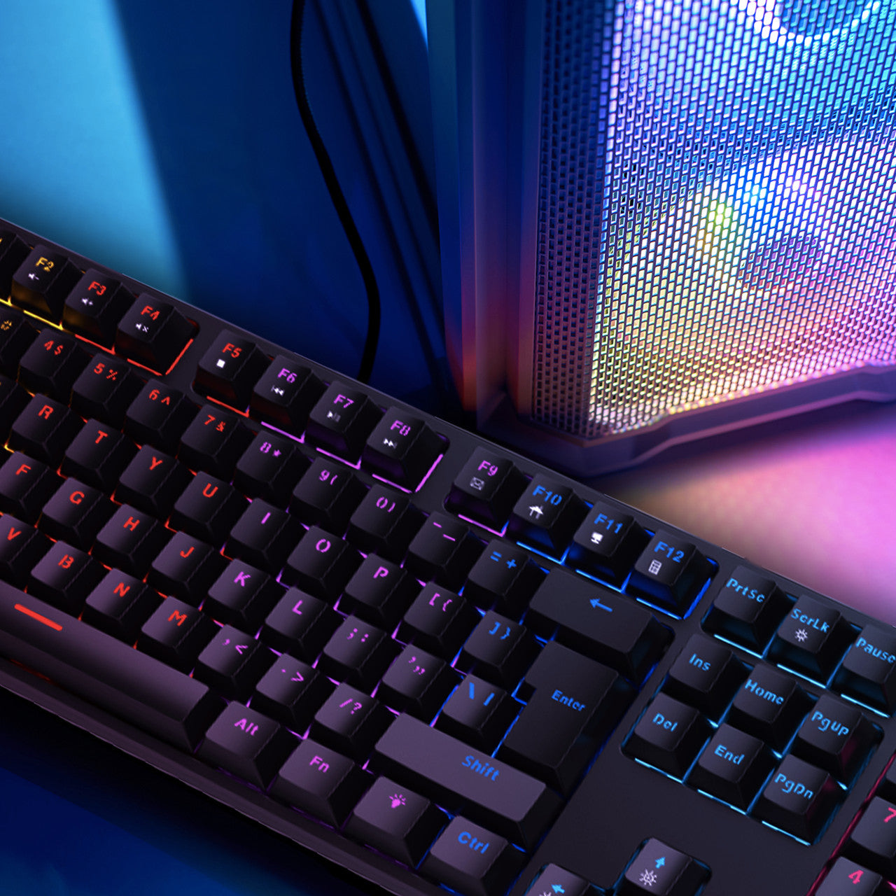 Full Size RGB Mechanical Gaming Keyboard - By Laser