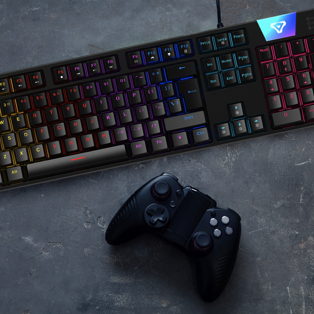 Full Size RGB Mechanical Gaming Keyboard - By Laser