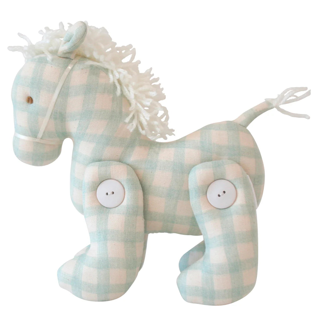Jointed Pony Sage & White - Checkered By Alimrose