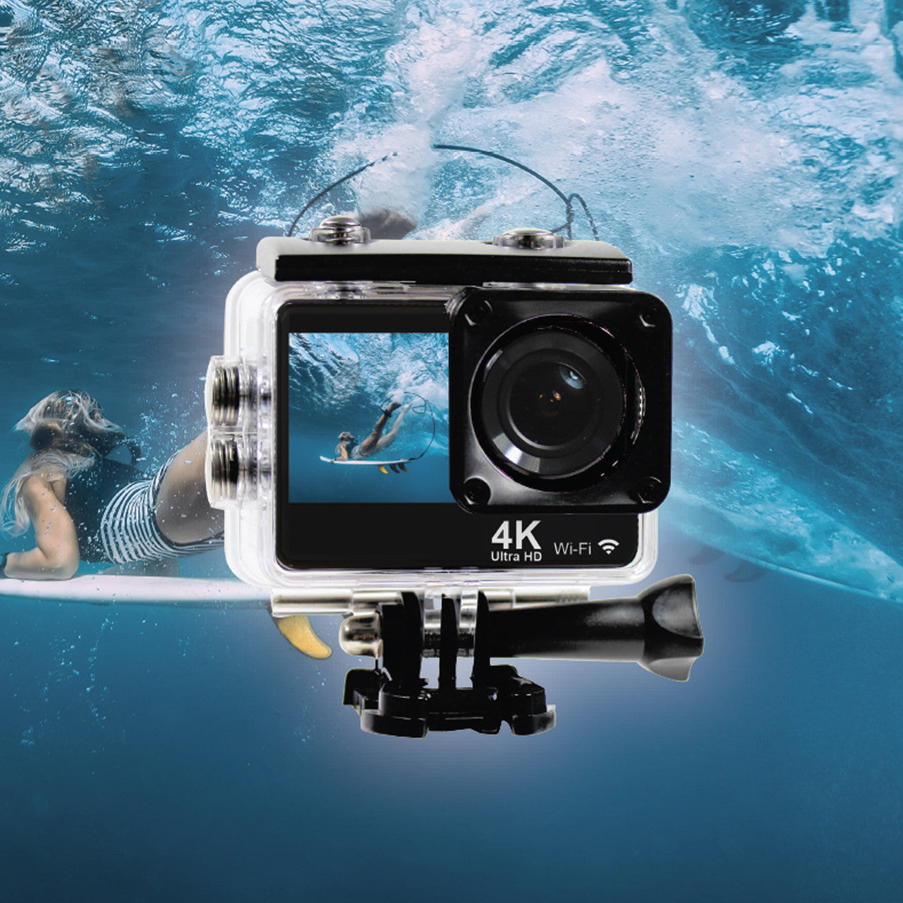 Navig8r Trek 4K Dual Screen Action Camera