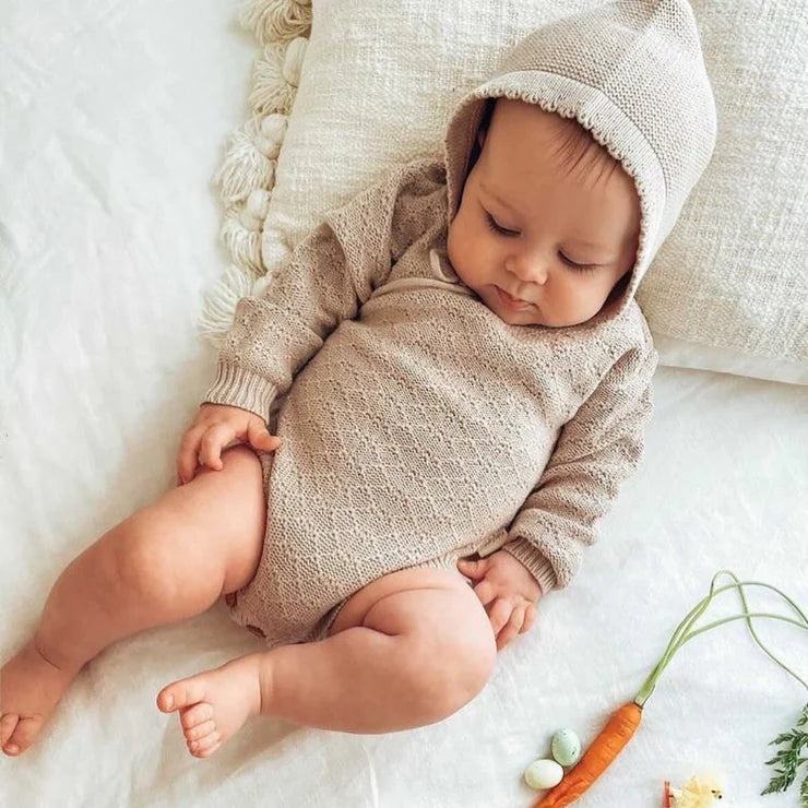 Organic Knit Bonnet - Frankie By Kute Cuddles