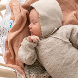 Organic Knit Bonnet - Frankie By Kute Cuddles